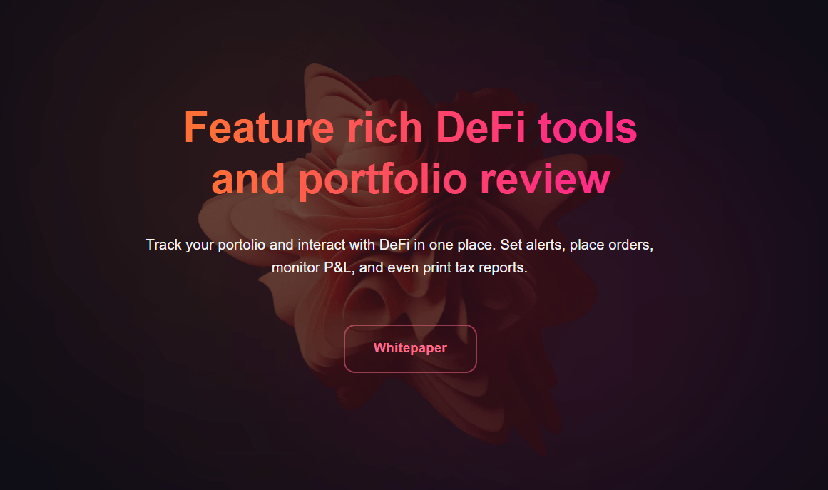 Crux Finance - DeFi Portfolio & Accounting Platform screenshot 1