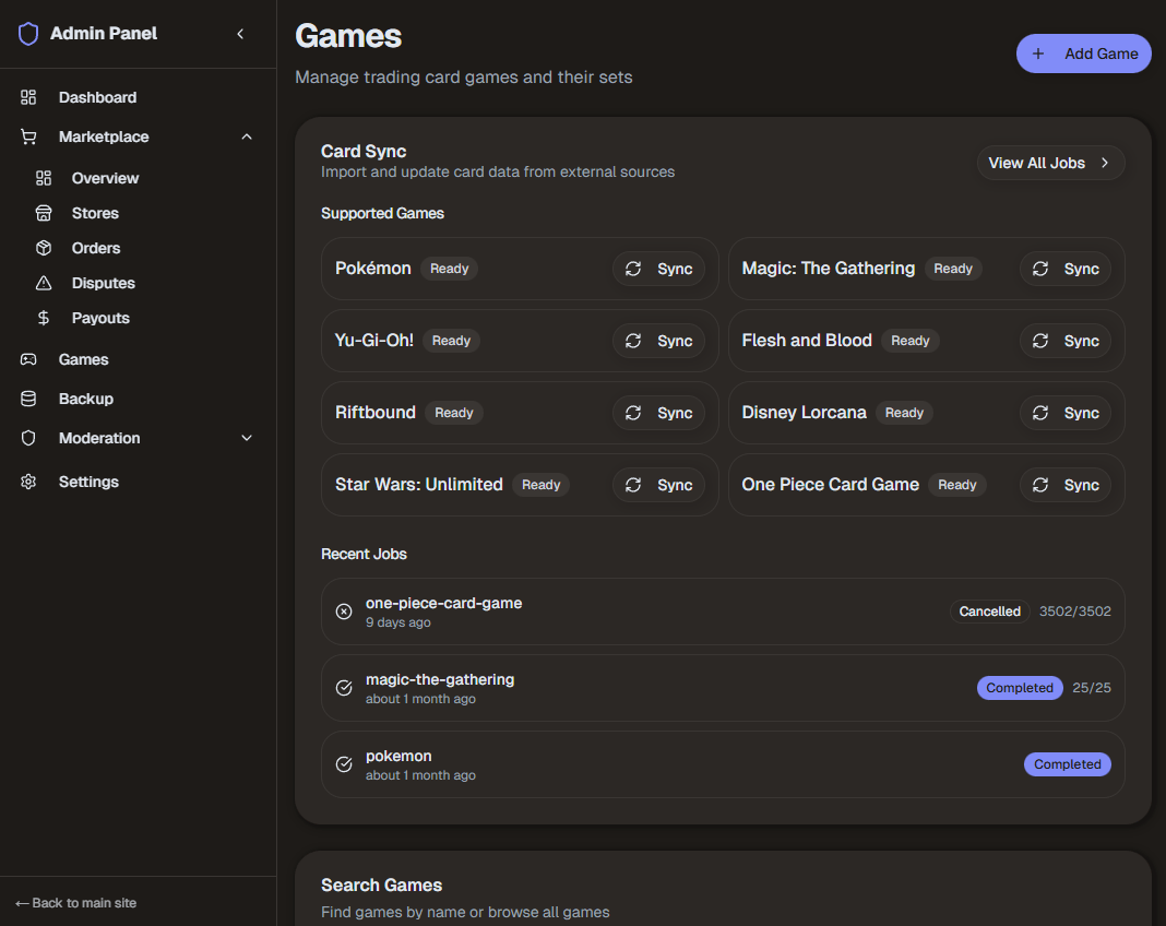 Canadian TCG Exchange - Trading Card Game Marketplace screenshot 6