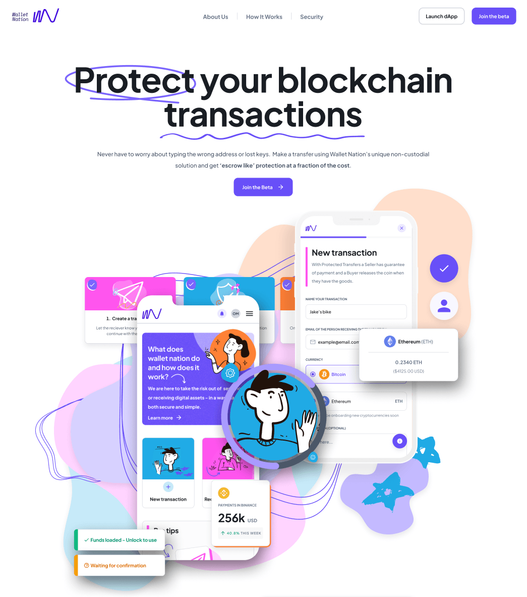 Wallet Nation - Ethereum Escrow Wallet App screenshot 2