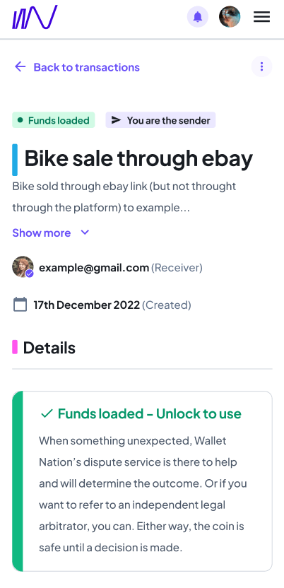 Wallet Nation - Ethereum Escrow Wallet App screenshot 6